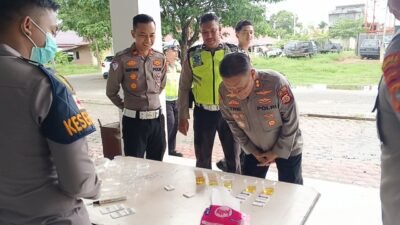Kapolres Aceh Utara Turun Langsung, Tes Urine Personel Satlantas Pastikan Tak Ada Indikasi Narkoba