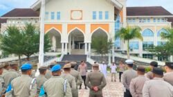 Polres Aceh Utara Kerahkan Puluhan Personel Amankan Piasan Pase Harlah ke-800 Kabupaten Aceh Utara