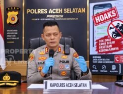 Kapolres Pastikan Isu Pembegalan di Aceh Selatan Adalah Hoaks