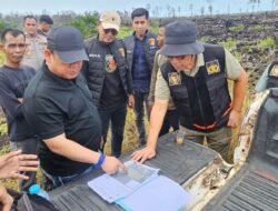 Ditreskrimsus Polda Aceh Periksa Forensik TKP Karhutla di HGU PT GSM