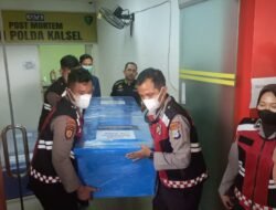 DVI POLRI BERHASIL IDENTIFIKASI 9 KORBAN KM VIRGO TRANSPORT 8, SELURUHNYA TELAH DISERAHKAN KEPADA KELUARGA