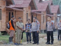 Kapolda Aceh Tinjau Progres Pembangunan Huntap Polri Presisi di Aceh Tamiang