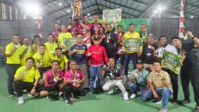 BTC Polda Aceh Raih Juara III Turnamen Tenis Piala Panglima TNI