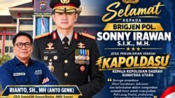 CEO Sumut24 Group Rianto Ucapkan Selamat kepada Sonny Irawan sebagai Kapolda Sumut