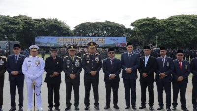 Wakapolda Aceh Hadiri Upacara Peringatan HUT ke-81 TNI, Perkuat Sinergi TNI-Polri