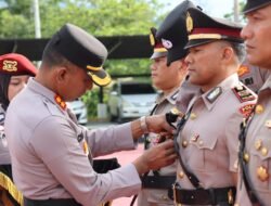 Kapolres Aceh Besar Pimpin Sertijab Sejumlah Pejabat Utama dan Kapolsek Jajaran