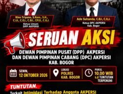 Ketum AKPERSI Serukan Aksi di Polres Kabupaten Bogor, Desak Penanganan Tegas Dugaan Intimidasi Terhadap Anggota AKPERSI