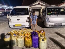 Polres Aceh Selatan Ungkap Kasus Penyalahgunaan BBM Subsidi, Satu Terduga Pelaku dan 640 Liter Solar Diamankan