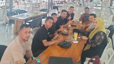 PERERAT SILATURAHMI, KETUA PERS SIBER INDONESIA (PSI) ANWAR RABO NGOPI BARENG KETUA PWO RAIS AZHARI DI BANDA ACEH