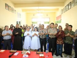 Kapolda Aceh Sampaikan Pesan Kamtibmas di Gereja Hati Kudus
