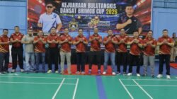 Wakapolda Aceh Buka Turnamen Bulutangkis Dansatbrimob Cup 2026