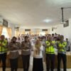 Personel Ops Patuh Seulawah Edukasi Siswa SMP N 3 Banda Aceh tentang Tertib Berlalu Lintas